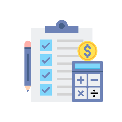 Ikon av en regnskapsark